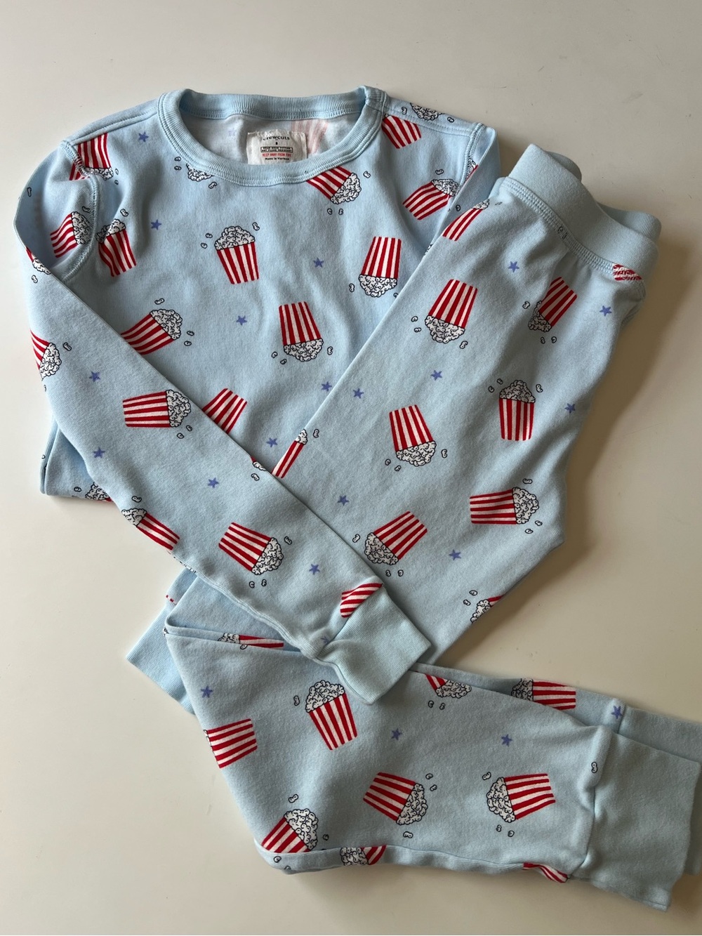 NWOT J. Crew Crewcuts popcorn PJ set
